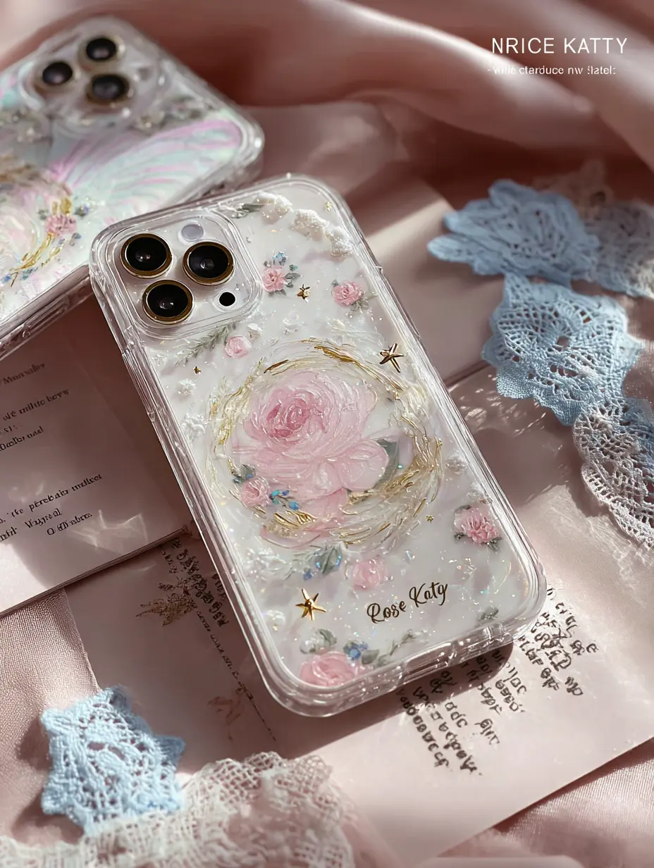 梦幻玫瑰手机壳🌸 绝美设计让你爱不释手💖✨
