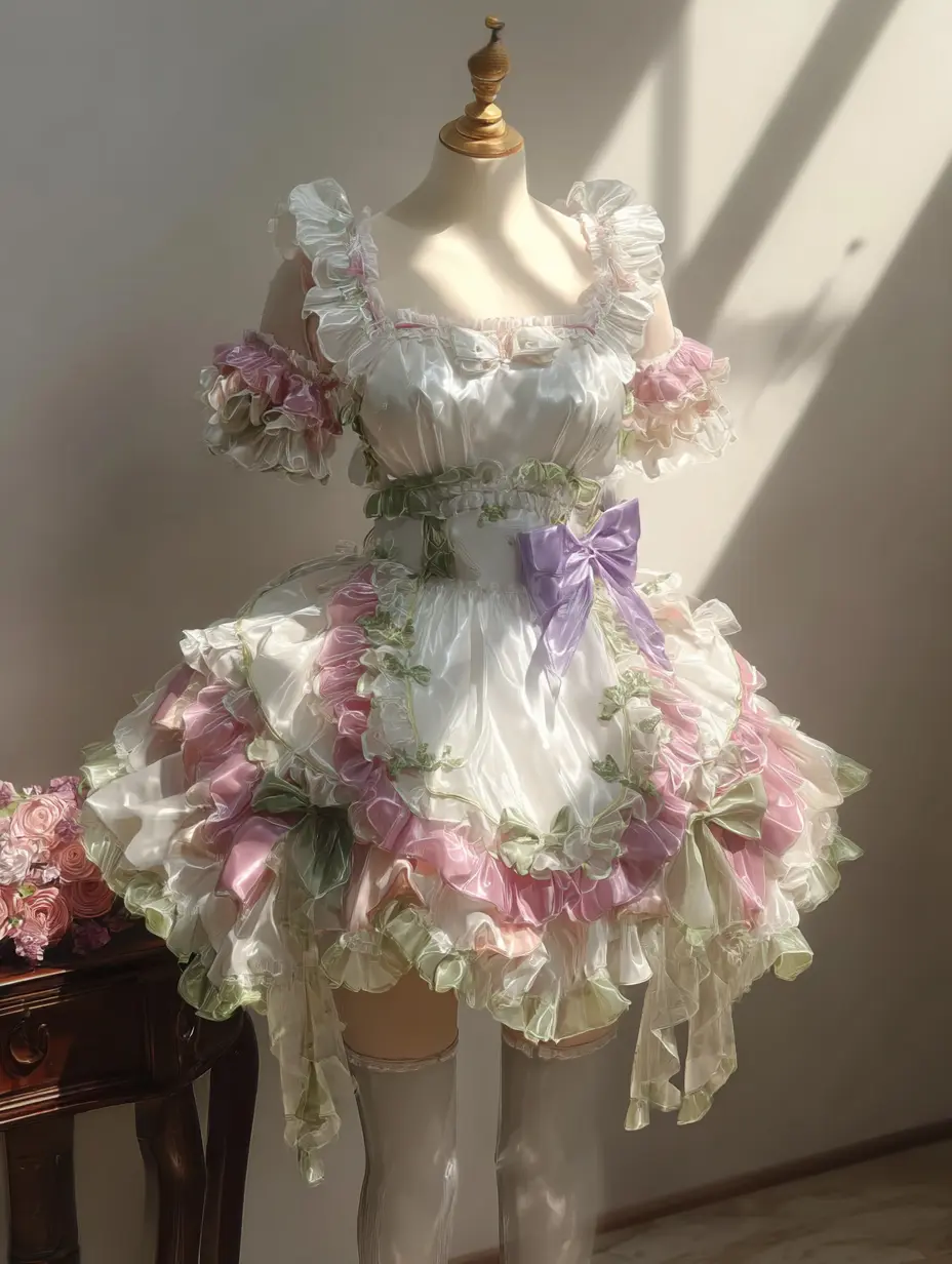 🌸花雾仙子 | 琉璃缎面裙