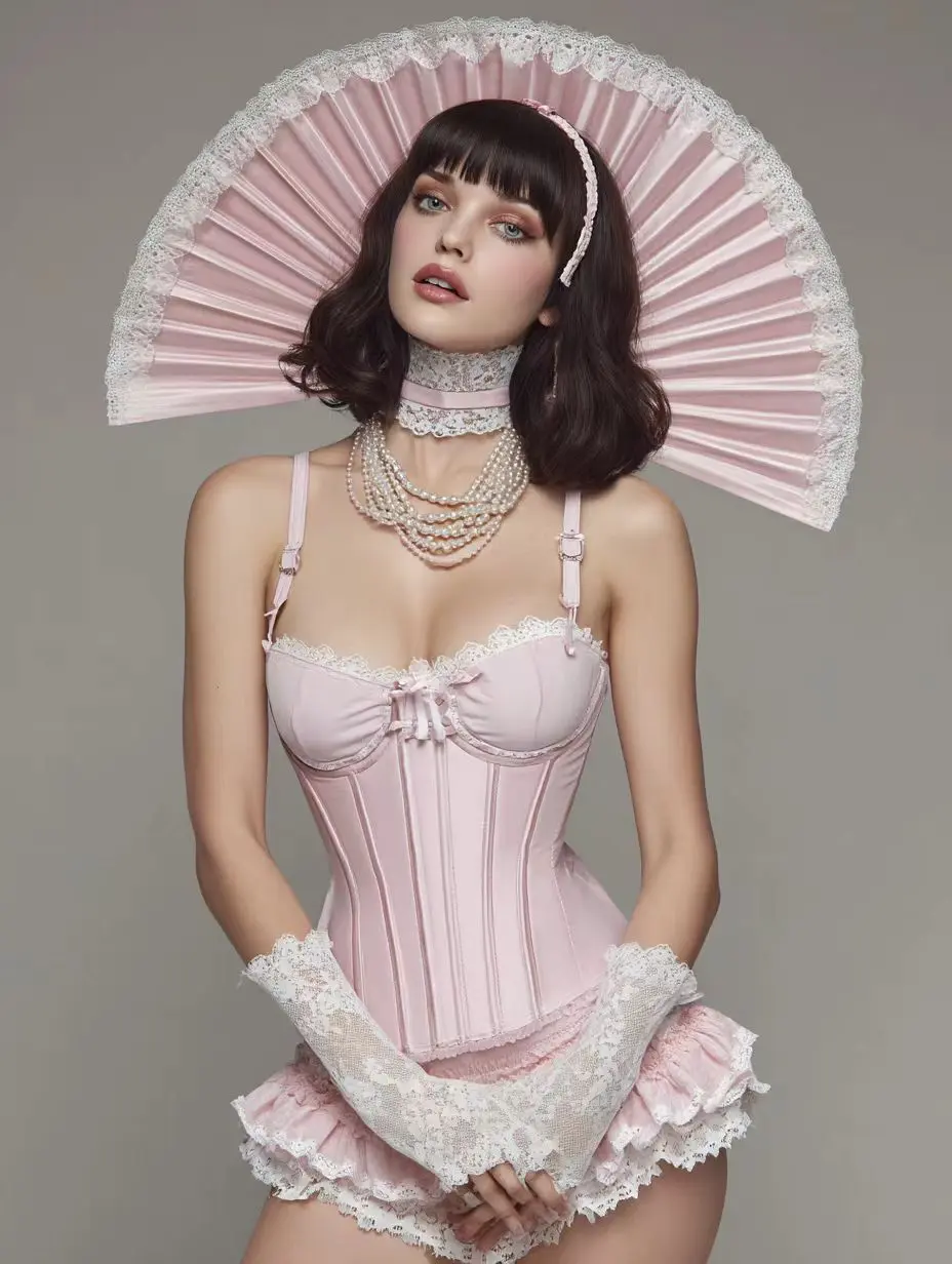 粉嫩蕾丝梦游仙境🎀复古宫廷哥特穿搭绝了!