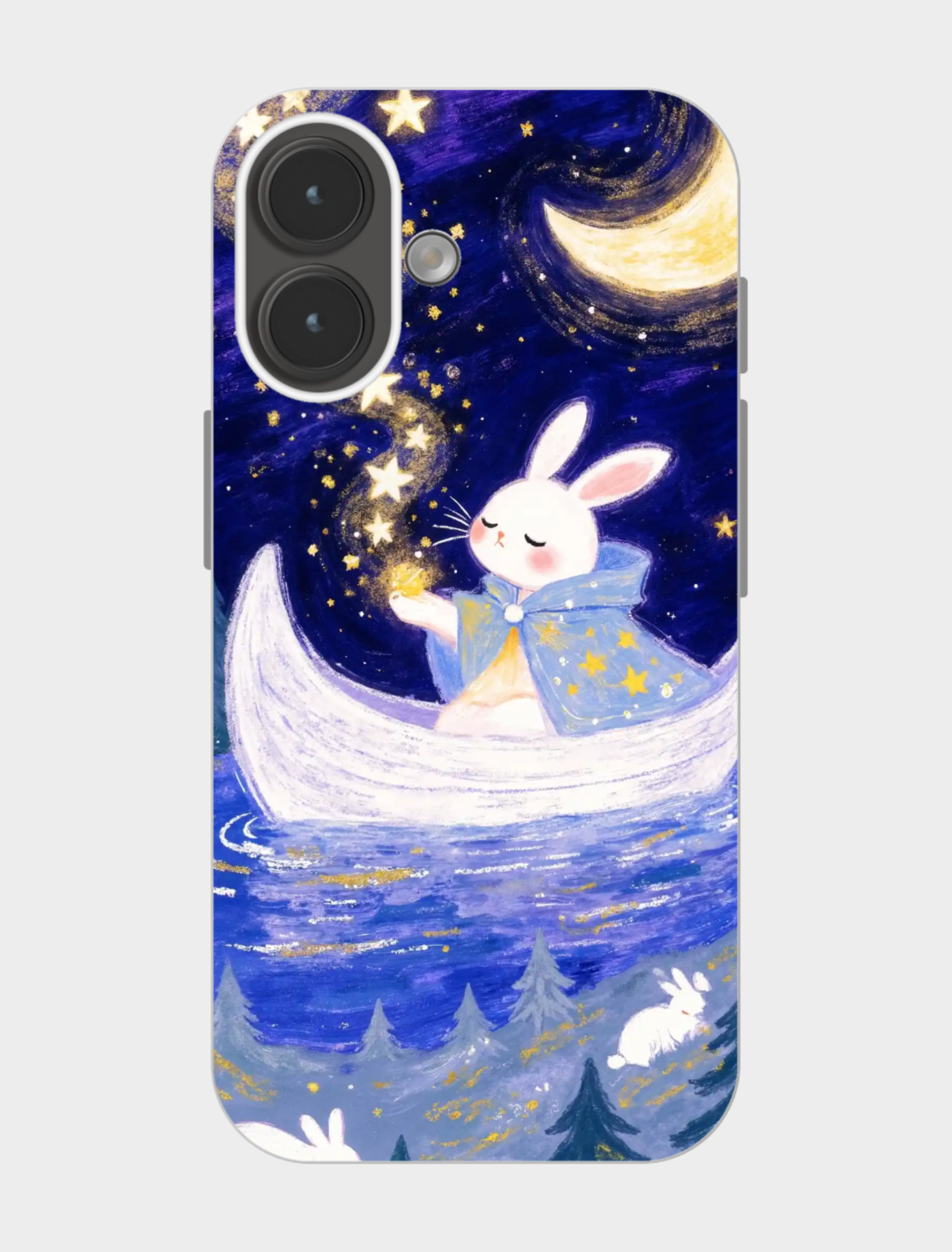 ✨月光下的兔仙子,治愈系手机壳绝了!🌙🐰