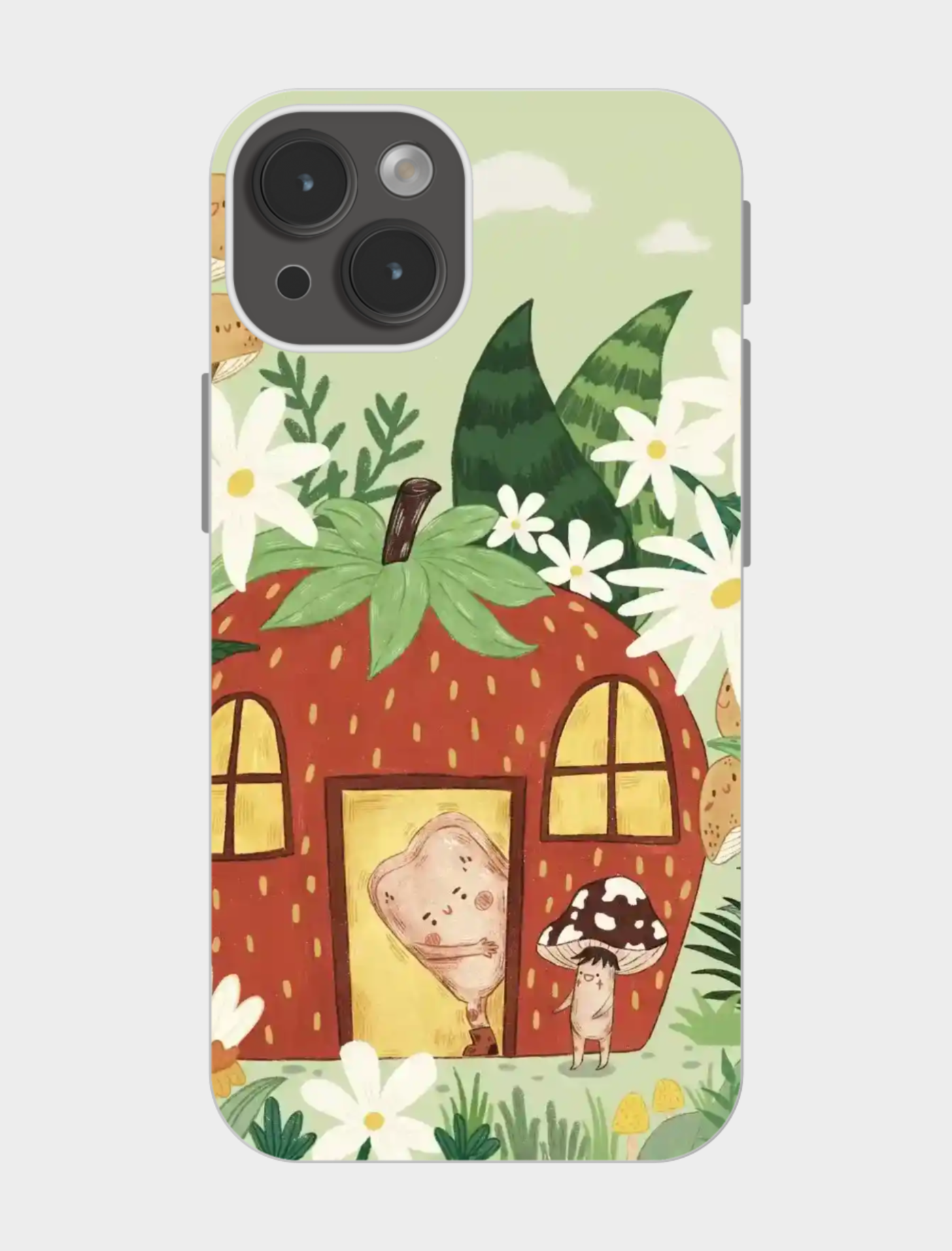 🍓草莓屋の童话日常✨治愈系手机壳太可爱了吧！