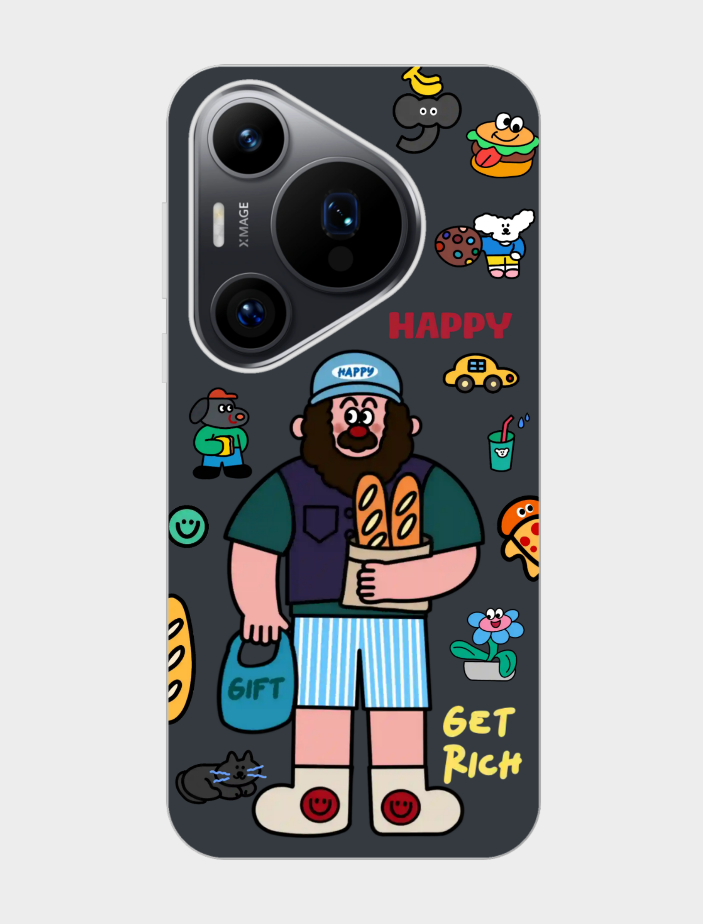 这手机壳也太萌了叭！HAPPY GET RICH💥📱