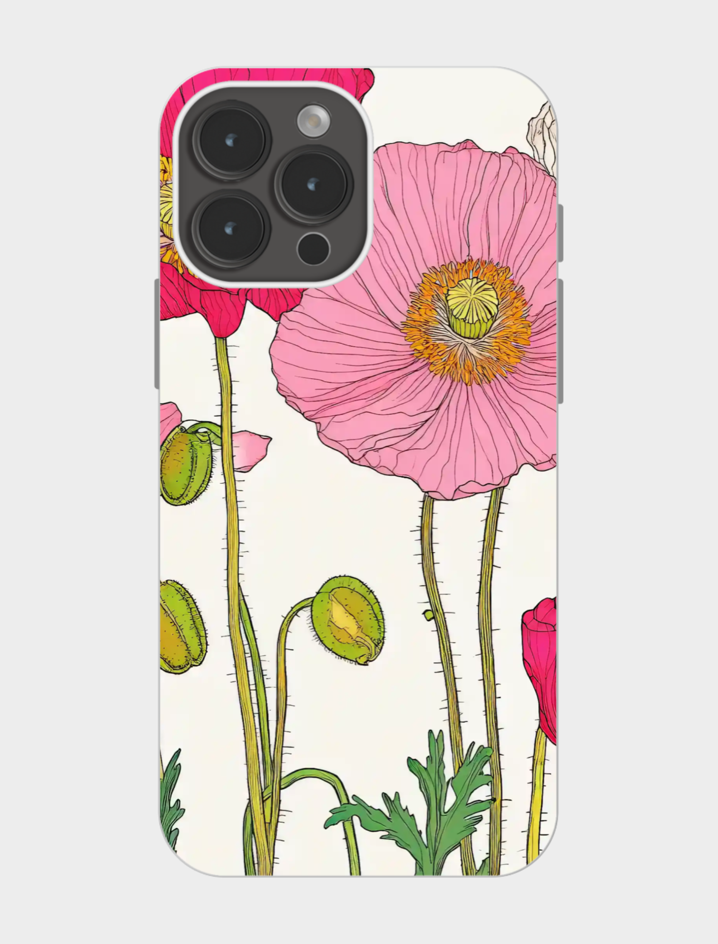 🌸粉嫩虞美人手机壳|春日浪漫暴击💥