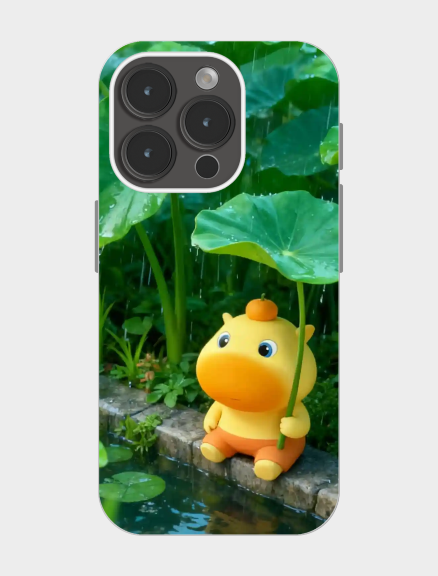 萌噜噜撑荷叶 umbrella🌧️治愈瞬间💛