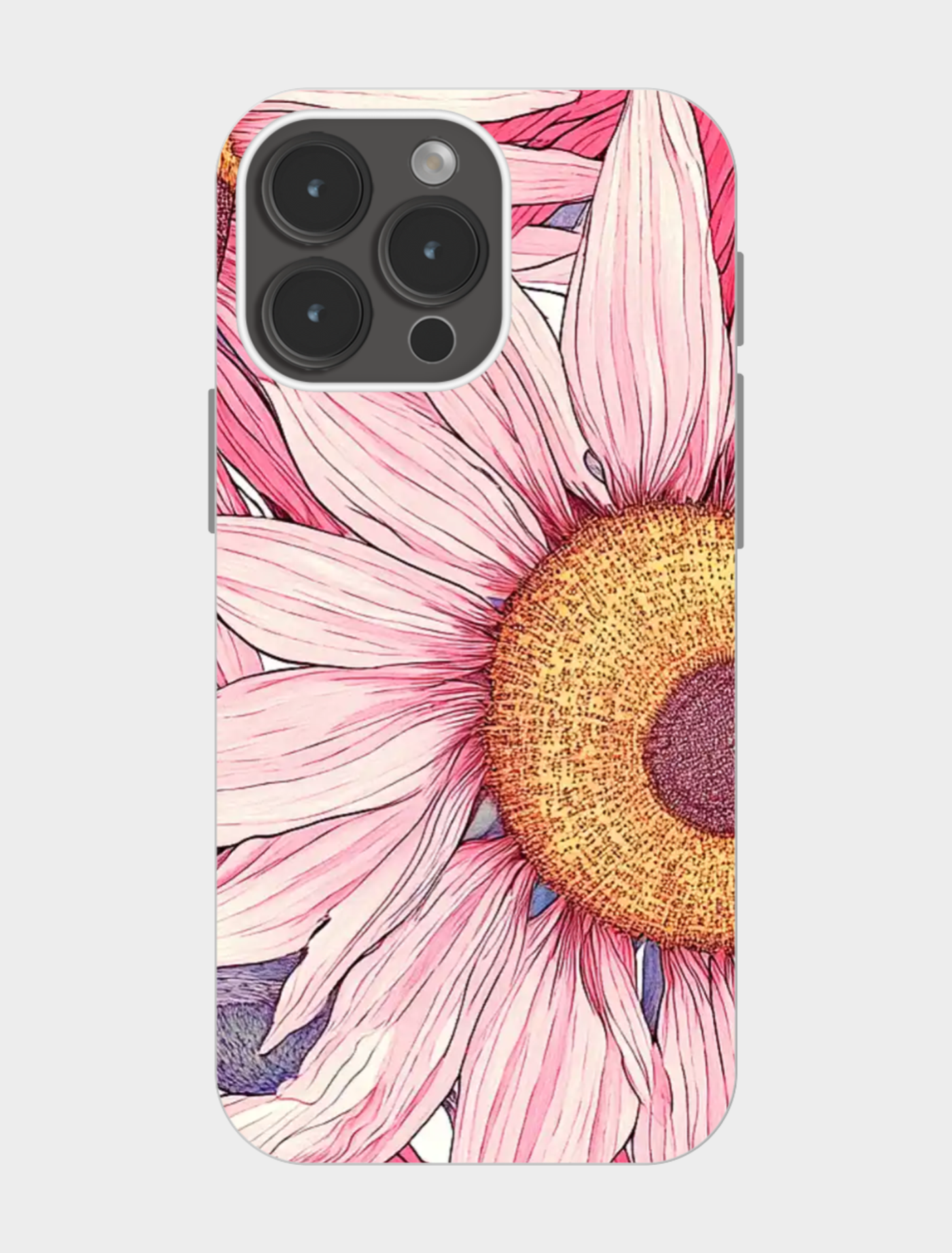 🌸粉嫩向日葵手机壳|少女心炸裂💥