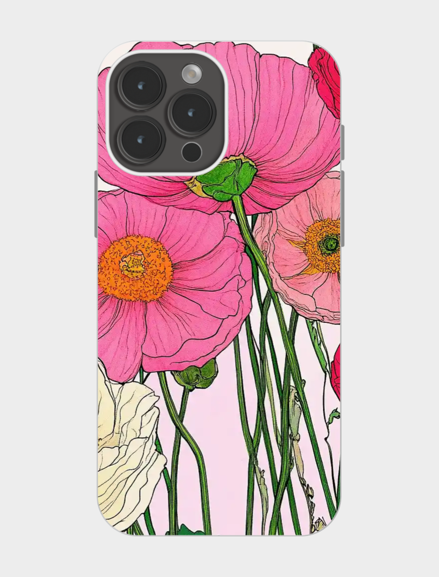 🌸粉嫩花手机壳｜少女心炸裂💥