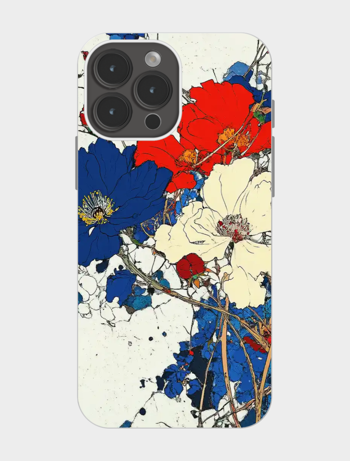 花开肆意🎨手机壳也有高级艺术感✨