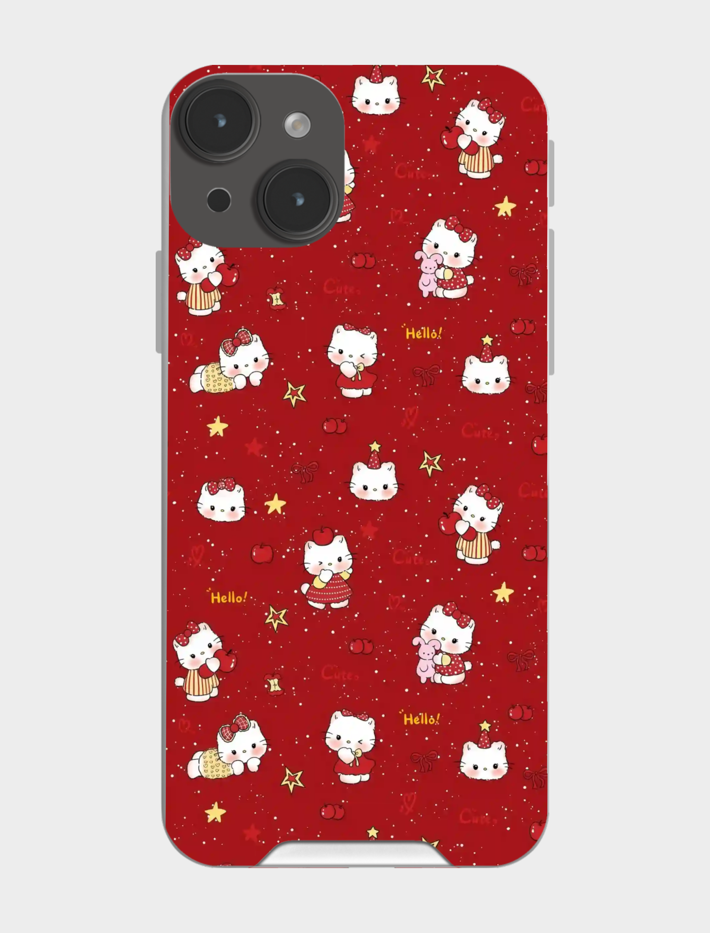 红色Hello Kitty手机壳✨可爱到犯规!💥