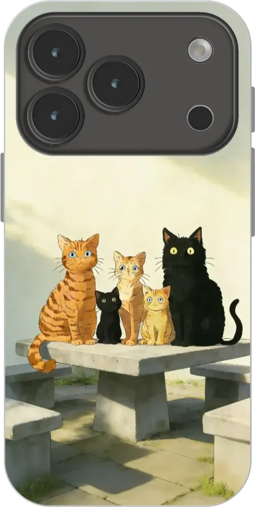 石桌猫家族