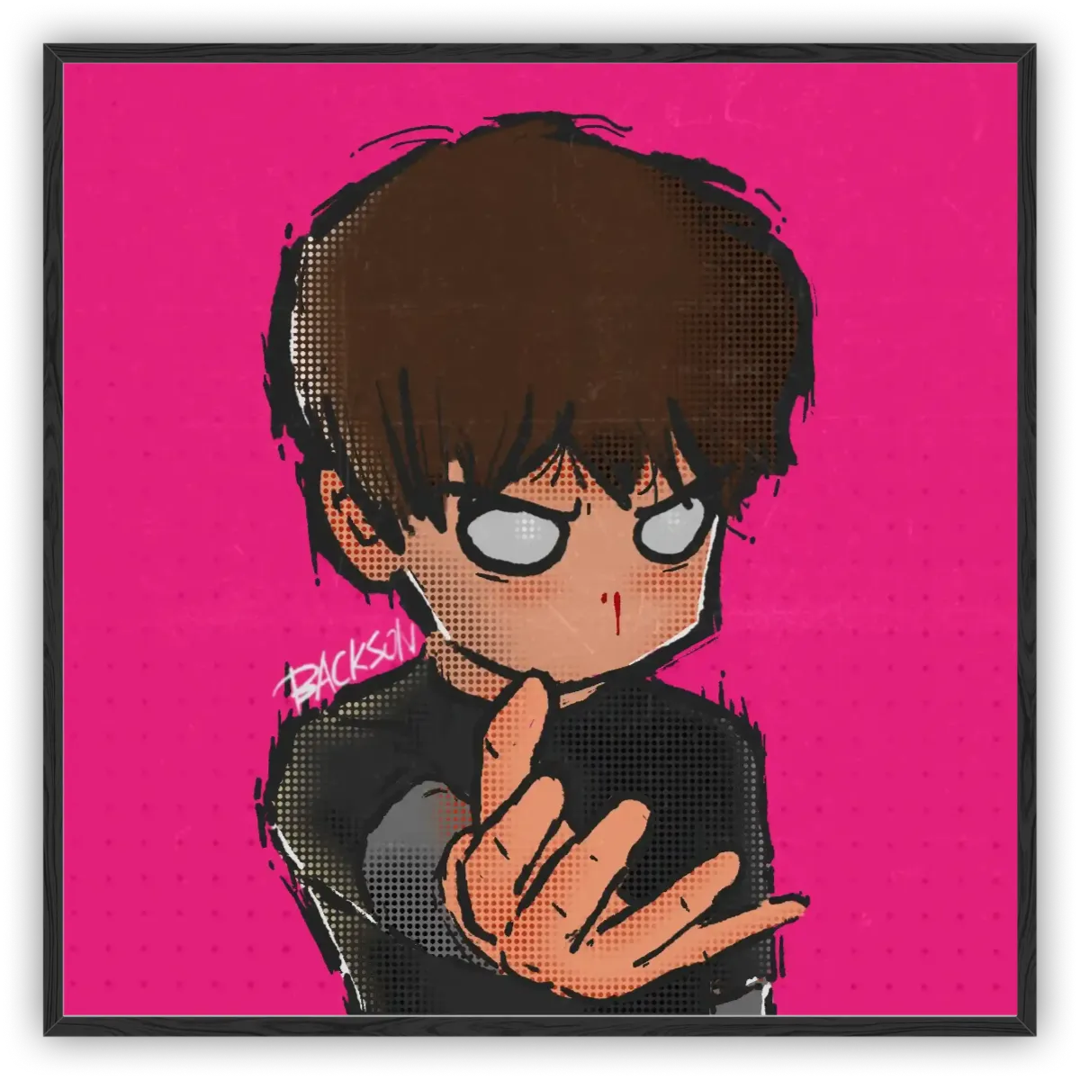 怪奇物语will插画装饰画